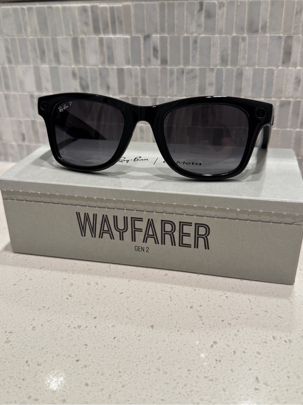 Ray-Ban Black Wayfarer Gen 2 POLARIZED Lenses